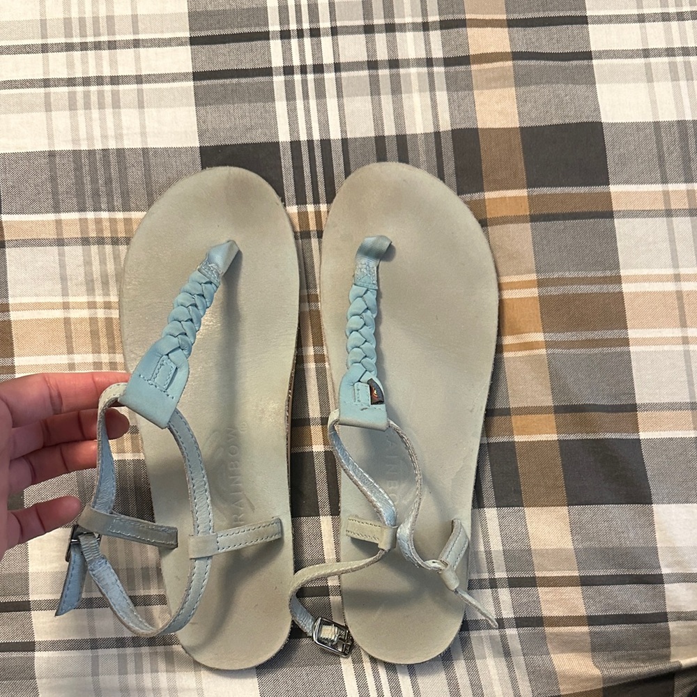 Rainbow Light Blue Sandals